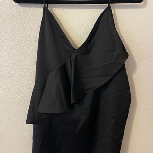 Calvin Klein Black V-Neck Dress